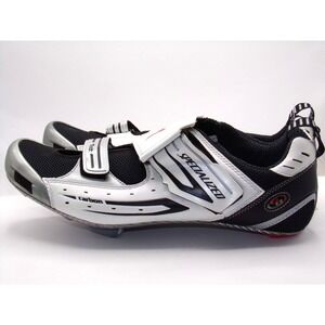 Specialized Trivent Triathlon Cycling Shoes White Red – Men's size 13.5 47